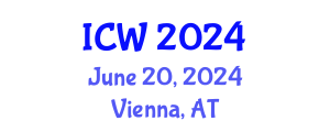 International Conference on Water (ICW) June 20, 2024 - Vienna, Austria