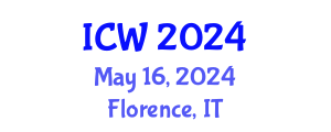 International Conference on Water (ICW) May 16, 2024 - Florence, Italy