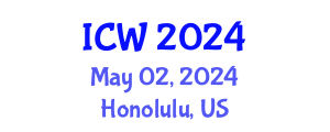 International Conference on Water (ICW) May 02, 2024 - Honolulu, United States