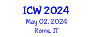 International Conference on Water (ICW) May 02, 2024 - Rome, Italy