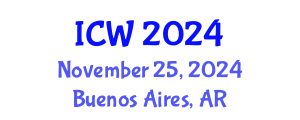 International Conference on Water (ICW) November 25, 2024 - Buenos Aires, Argentina