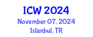 International Conference on Water (ICW) November 07, 2024 - Istanbul, Turkey