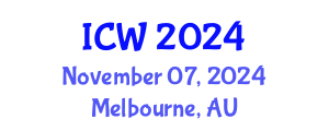 International Conference on Water (ICW) November 07, 2024 - Melbourne, Australia
