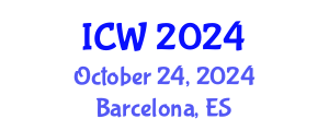 International Conference on Water (ICW) October 24, 2024 - Barcelona, Spain