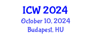 International Conference on Water (ICW) October 10, 2024 - Budapest, Hungary