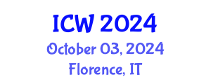 International Conference on Water (ICW) October 03, 2024 - Florence, Italy