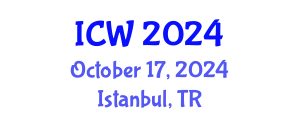 International Conference on Water (ICW) October 17, 2024 - Istanbul, Turkey