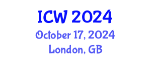 International Conference on Water (ICW) October 17, 2024 - London, United Kingdom