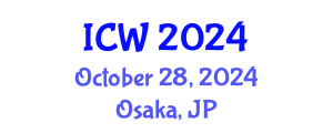 International Conference on Water (ICW) October 28, 2024 - Osaka, Japan