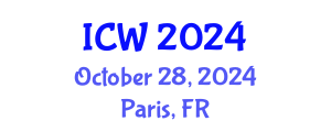 International Conference on Water (ICW) October 28, 2024 - Paris, France