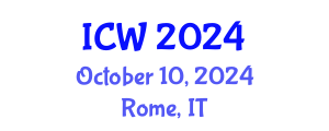 International Conference on Water (ICW) October 10, 2024 - Rome, Italy