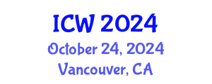 International Conference on Water (ICW) October 24, 2024 - Vancouver, Canada