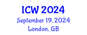 International Conference on Water (ICW) September 19, 2024 - London, United Kingdom