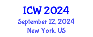 International Conference on Water (ICW) September 12, 2024 - New York, United States