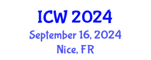 International Conference on Water (ICW) September 16, 2024 - Nice, France