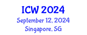 International Conference on Water (ICW) September 12, 2024 - Singapore, Singapore