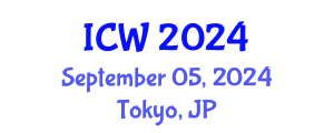 International Conference on Water (ICW) September 05, 2024 - Tokyo, Japan