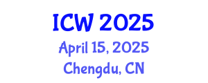 International Conference on Water (ICW) April 15, 2025 - Chengdu, China