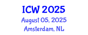 International Conference on Water (ICW) August 05, 2025 - Amsterdam, Netherlands