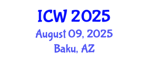 International Conference on Water (ICW) August 09, 2025 - Baku, Azerbaijan