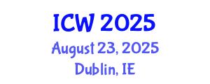 International Conference on Water (ICW) August 23, 2025 - Dublin, Ireland