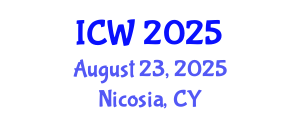 International Conference on Water (ICW) August 23, 2025 - Nicosia, Cyprus