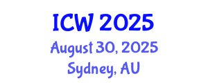 International Conference on Water (ICW) August 30, 2025 - Sydney, Australia