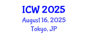 International Conference on Water (ICW) August 16, 2025 - Tokyo, Japan