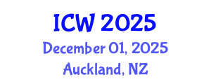 International Conference on Water (ICW) December 01, 2025 - Auckland, New Zealand