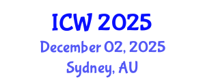 International Conference on Water (ICW) December 02, 2025 - Sydney, Australia