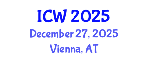 International Conference on Water (ICW) December 27, 2025 - Vienna, Austria