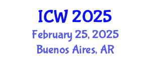 International Conference on Water (ICW) February 25, 2025 - Buenos Aires, Argentina