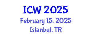 International Conference on Water (ICW) February 15, 2025 - Istanbul, Turkey