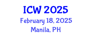 International Conference on Water (ICW) February 18, 2025 - Manila, Philippines