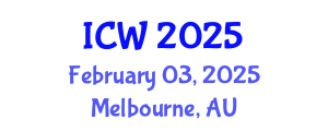 International Conference on Water (ICW) February 03, 2025 - Melbourne, Australia