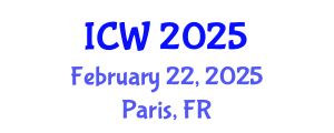 International Conference on Water (ICW) February 22, 2025 - Paris, France