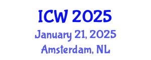 International Conference on Water (ICW) January 21, 2025 - Amsterdam, Netherlands