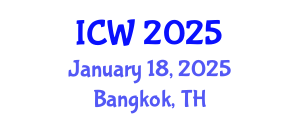 International Conference on Water (ICW) January 18, 2025 - Bangkok, Thailand