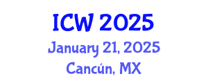 International Conference on Water (ICW) January 21, 2025 - Cancún, Mexico