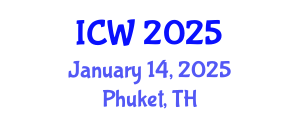 International Conference on Water (ICW) January 14, 2025 - Phuket, Thailand