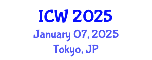 International Conference on Water (ICW) January 07, 2025 - Tokyo, Japan