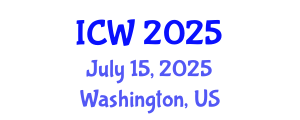 International Conference on Water (ICW) July 15, 2025 - Washington, United States