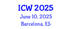 International Conference on Water (ICW) June 10, 2025 - Barcelona, Spain
