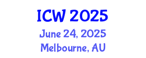 International Conference on Water (ICW) June 24, 2025 - Melbourne, Australia