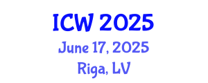 International Conference on Water (ICW) June 17, 2025 - Riga, Latvia