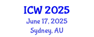 International Conference on Water (ICW) June 17, 2025 - Sydney, Australia