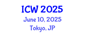 International Conference on Water (ICW) June 10, 2025 - Tokyo, Japan