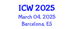 International Conference on Water (ICW) March 04, 2025 - Barcelona, Spain