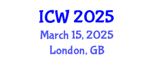 International Conference on Water (ICW) March 15, 2025 - London, United Kingdom