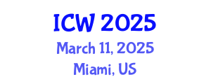 International Conference on Water (ICW) March 11, 2025 - Miami, United States
